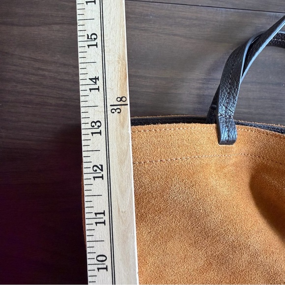 Mark & Graham Boho Suede Camel Brown Large Slouchy Hobo Tote Bag - Picture 15 of 15